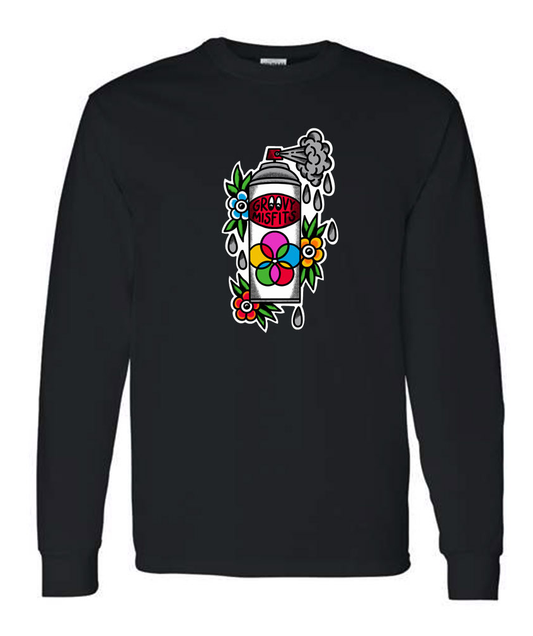 GROOVY MISFITS "Rattle Can" CREWNECK