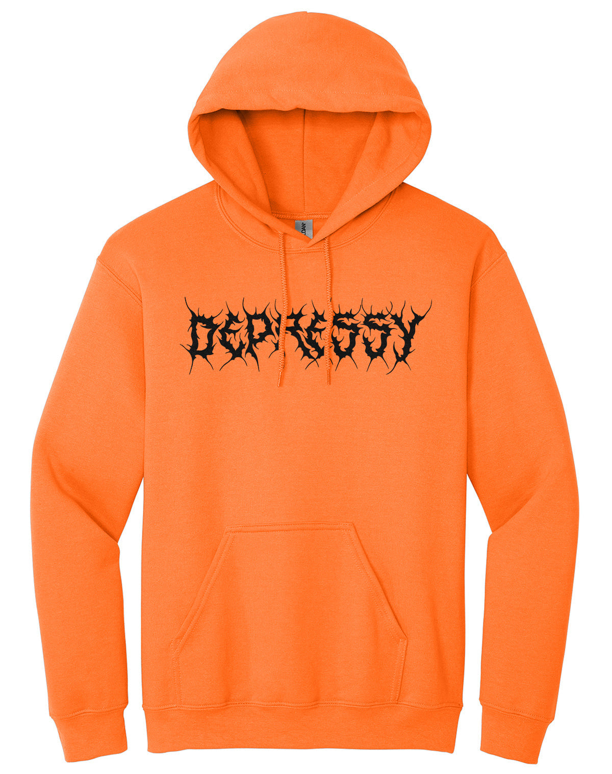 HI VIZ ORANGE DEPRESSY HOODIE