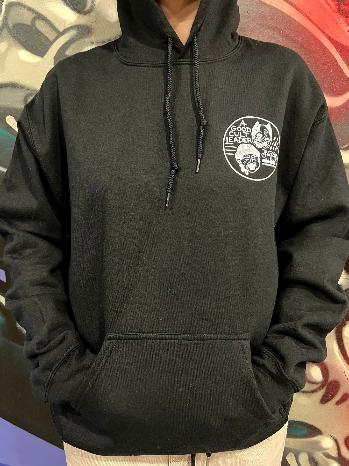 OFFICIAL A GOOD CULT LEADER LOGO HOODIE