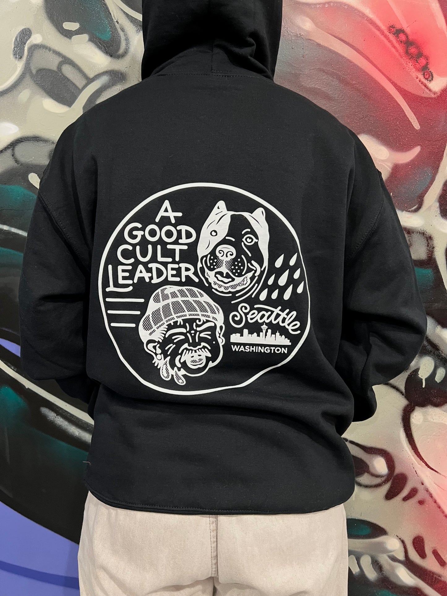 OFFICIAL A GOOD CULT LEADER LOGO HOODIE