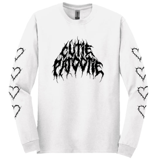 WHITE/BLACK CUTIE PATOOTIE LONG SLEEVE