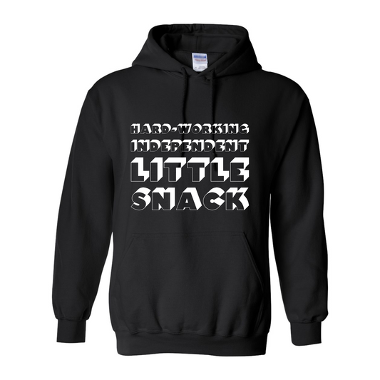 HARD-WORKING INDEPENDENT LITTLE SNACK POP UP HOODIE