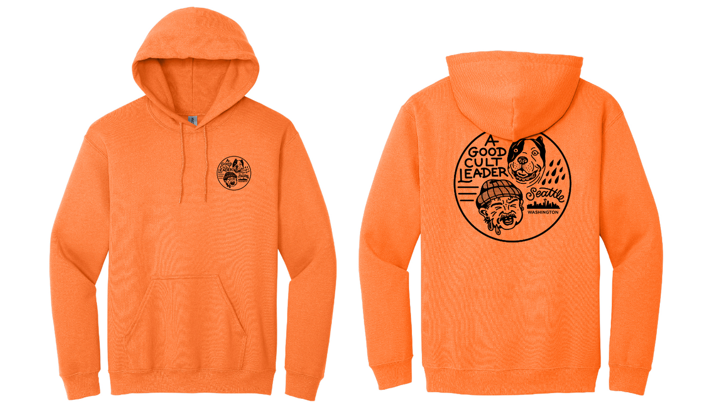 OFFICIAL A GOOD CULT LEADER LOGO HOODIE