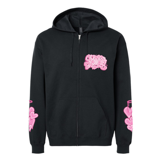 CUTIE PATOOTIE GRAFFITI ZIP-UP JACKET