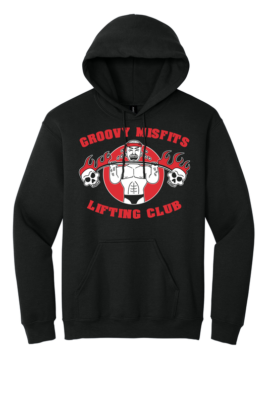 Groovy Misfits Lifting Club Hoodie